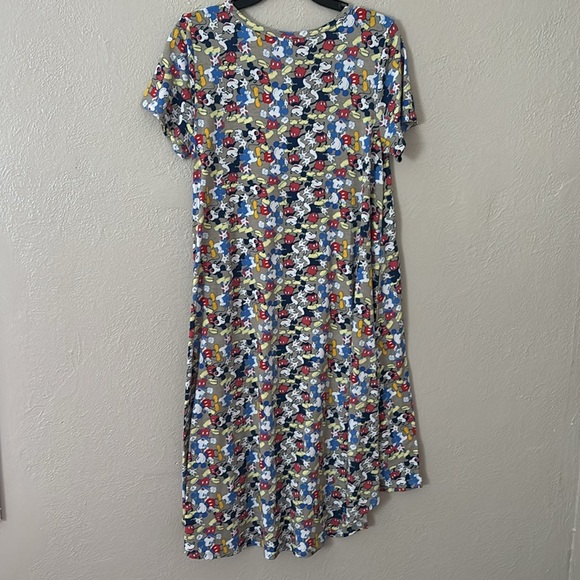 Womens LuLaRoe Disney Collection Mickey Mouse T-shirt Stretch Dress Small Summer - Picture 4 of 5